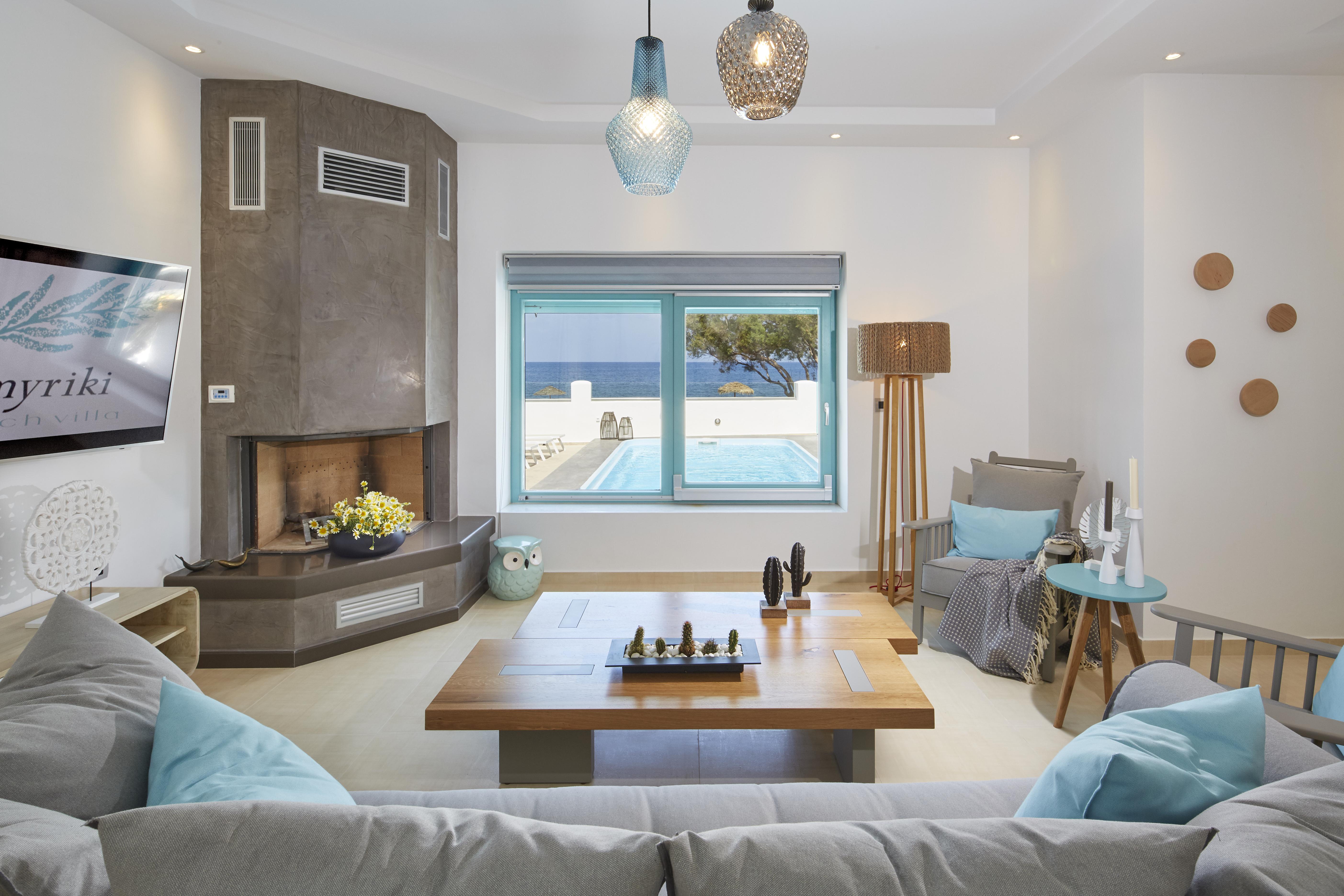 Almyriki Beach Villa Monolithos Esterno foto