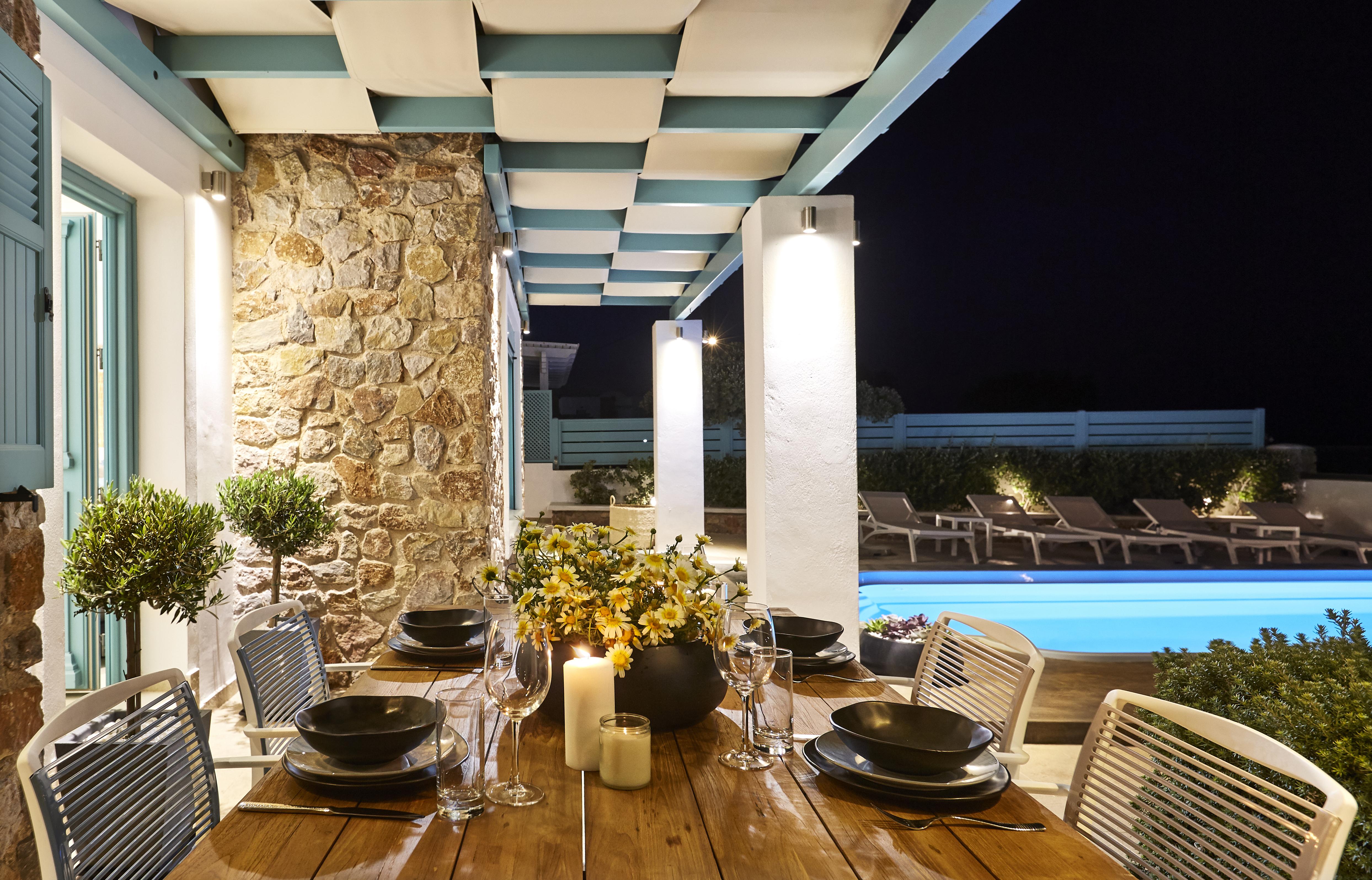 Almyriki Beach Villa Monolithos Esterno foto