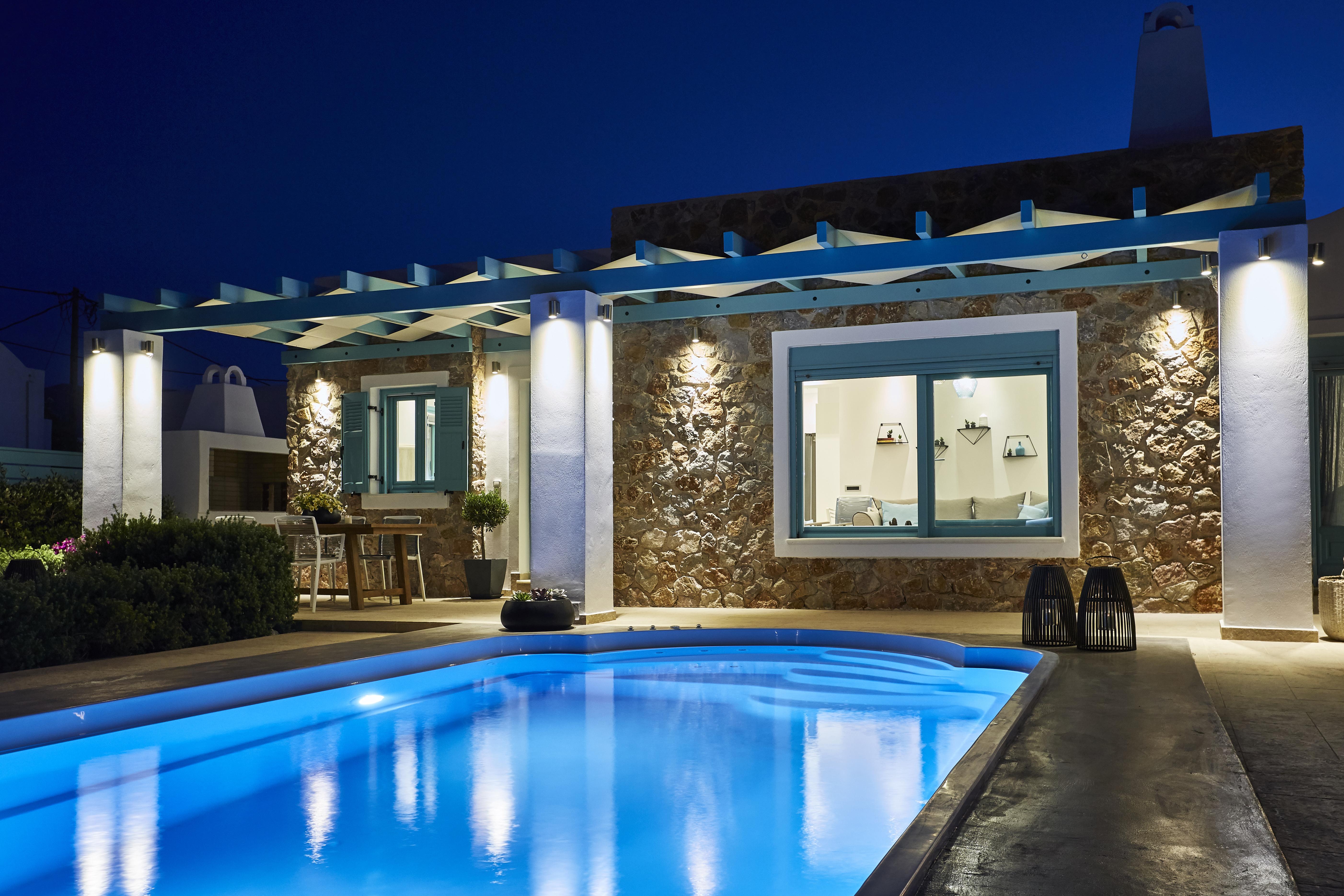 Almyriki Beach Villa Monolithos Esterno foto